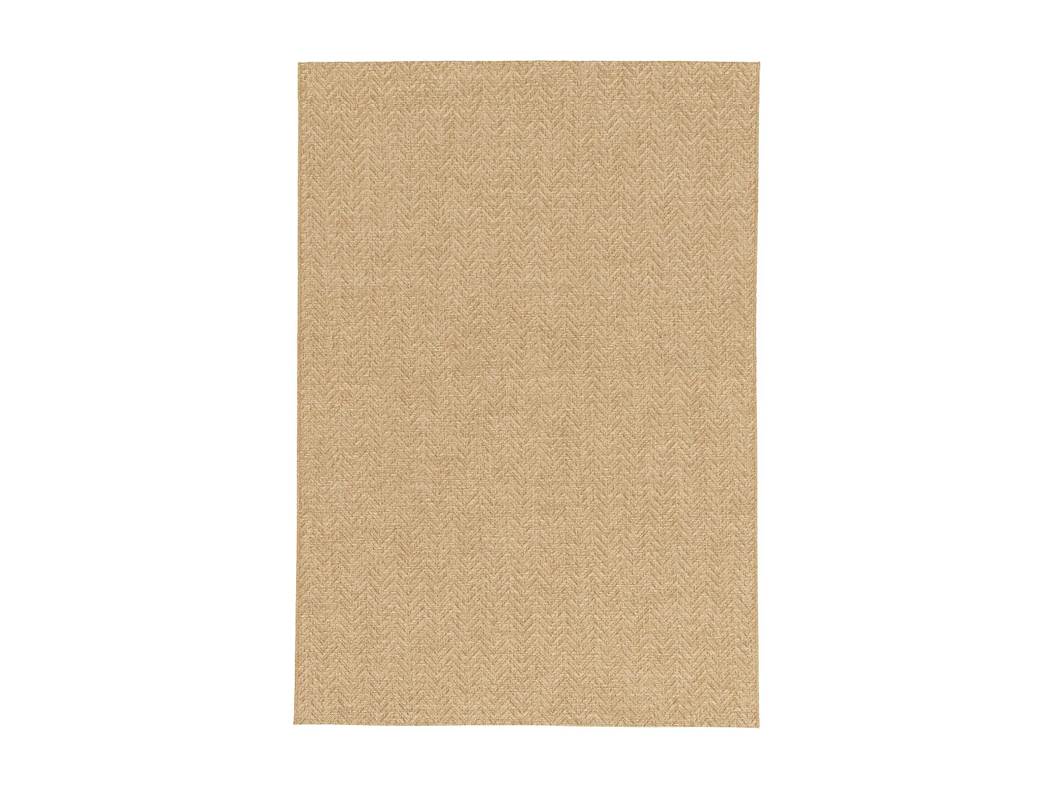 Alfombra interior/exterior efecto yute color natural