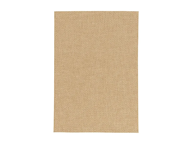 Tapis intérieur/extérieur effet jute coloris naturel. 120 x 170cm stabilisé aux UV