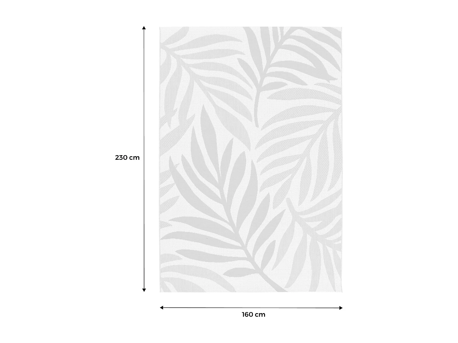 Alfombra de interior/exterior, estampado beige y mostaza, poliéster