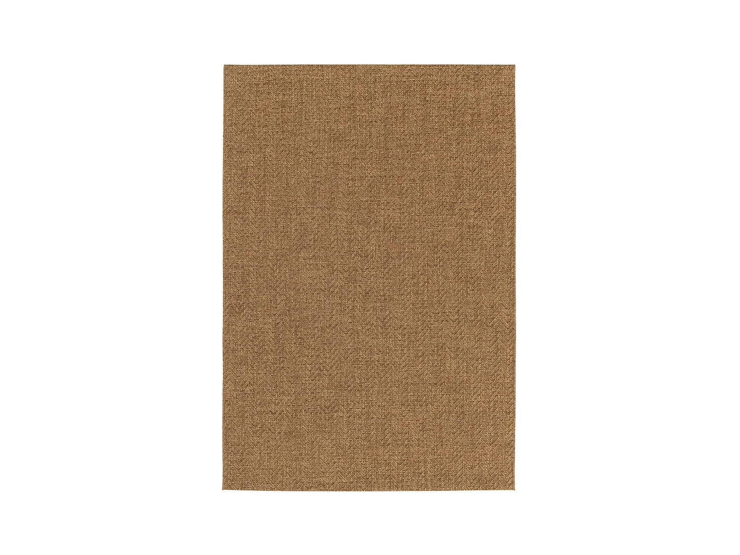 Tapis intérieur/extérieur effet jute coloris caramel. 160 x 230cm stabilisé aux UV