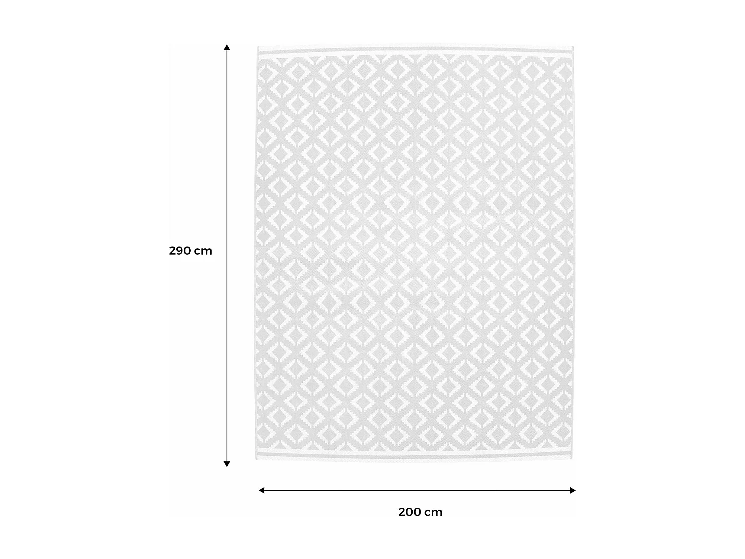 Alfombra de exterior/interior con motivos exóticos azul