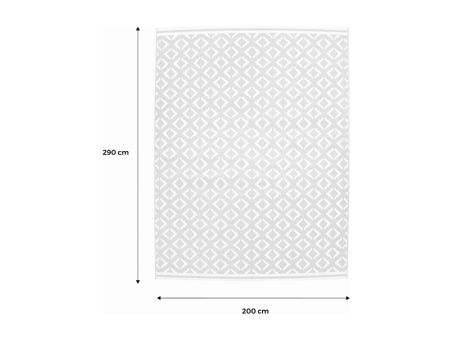 Alfombra de exterior/interior con motivos exóticos azul