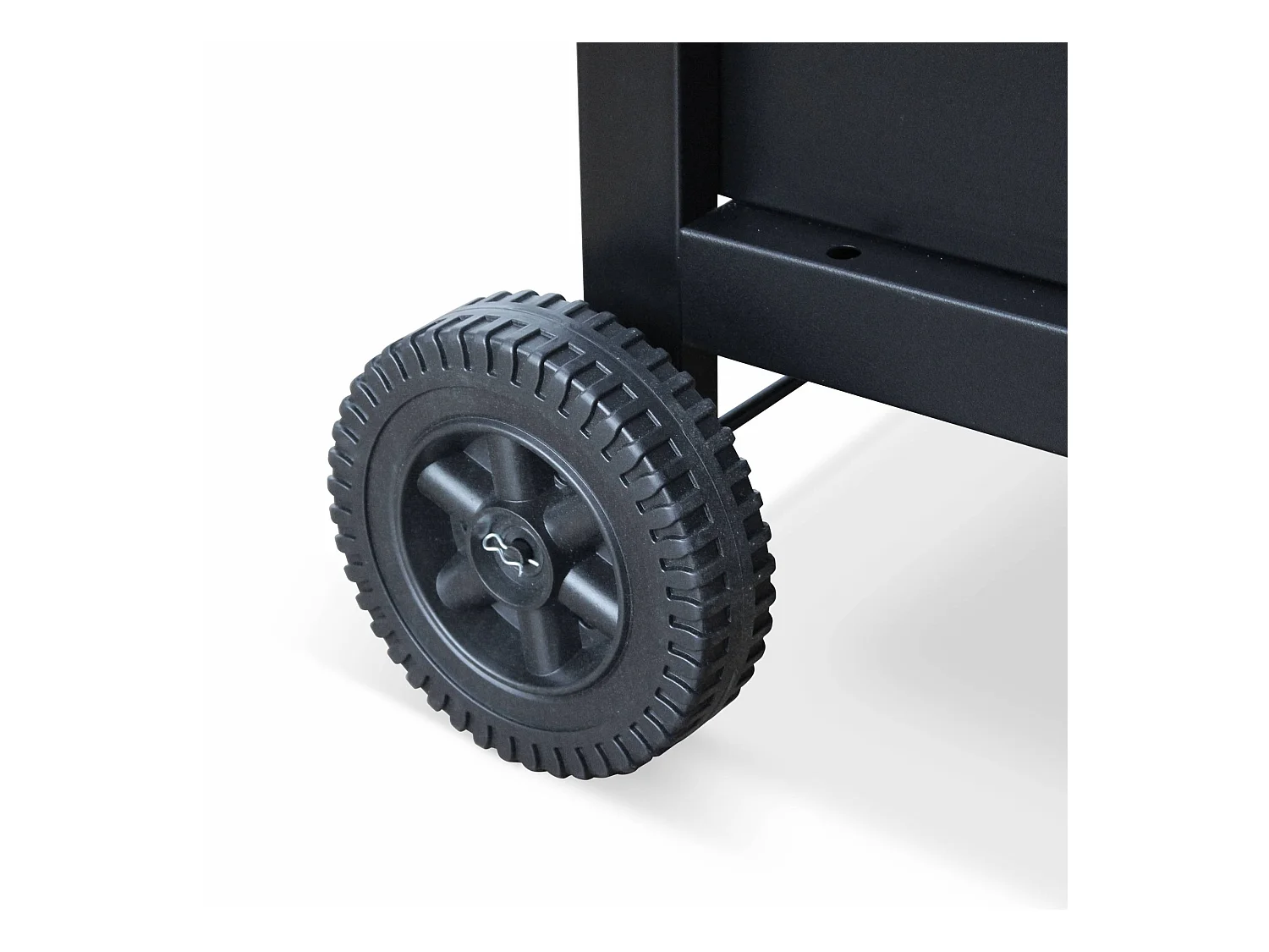 Mesa de plancha con 2 quemadores negro