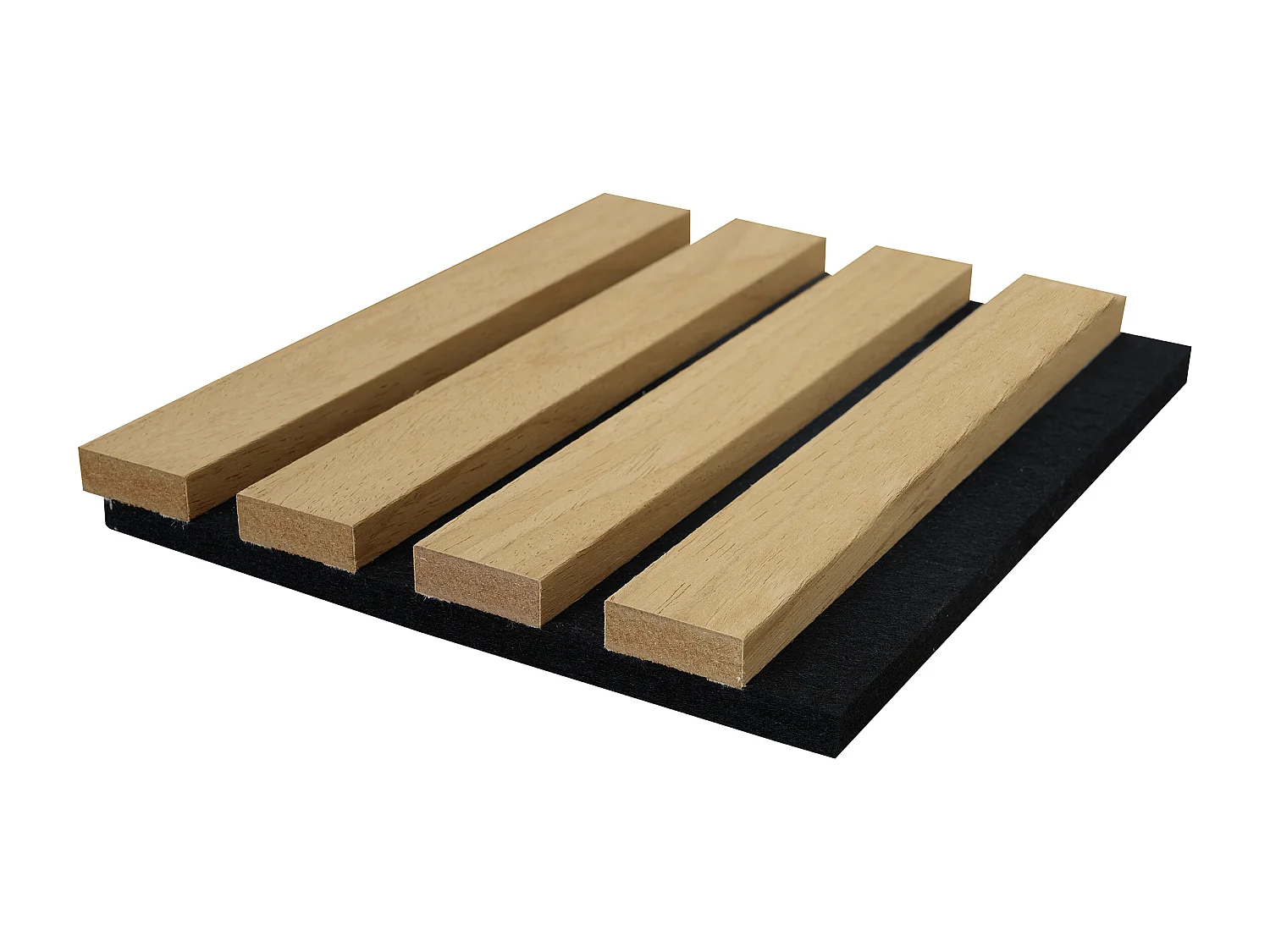 Panneau mural acoustique - Finition bois naturel clair - Pack de 3,12 m² - Lot de 2 pièces - PENCIA