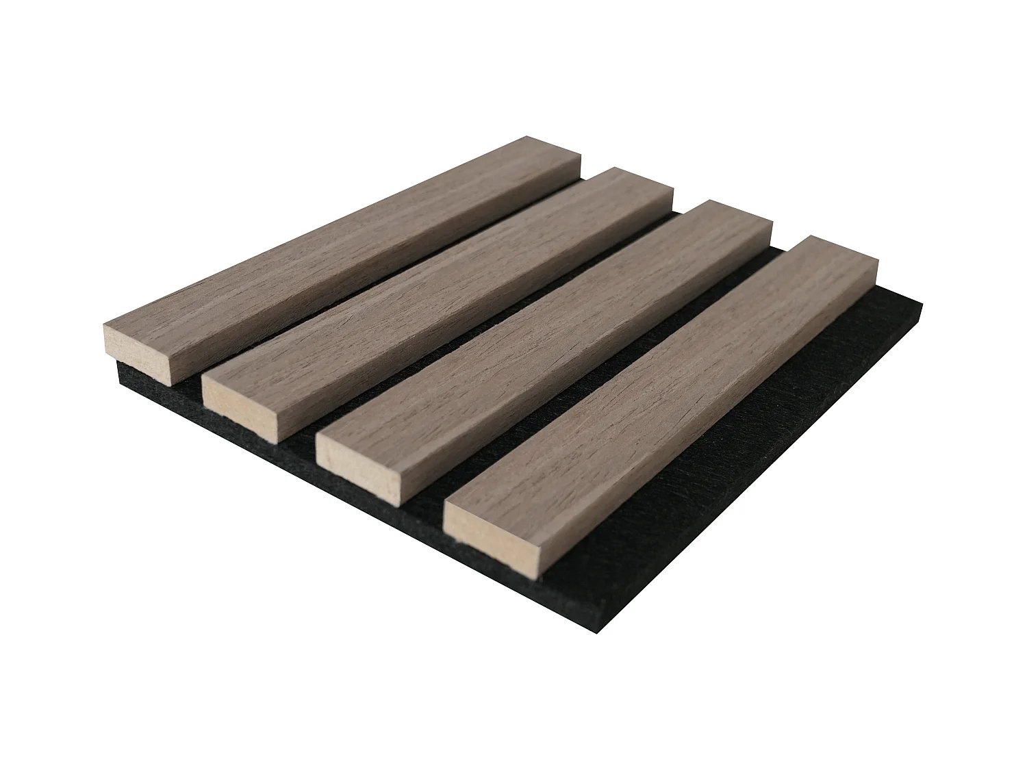 Panel acústico de pared - Acabado en madera natural oscura - Pack de 3,12 m² - Lote de 2 piezas - PENCIA