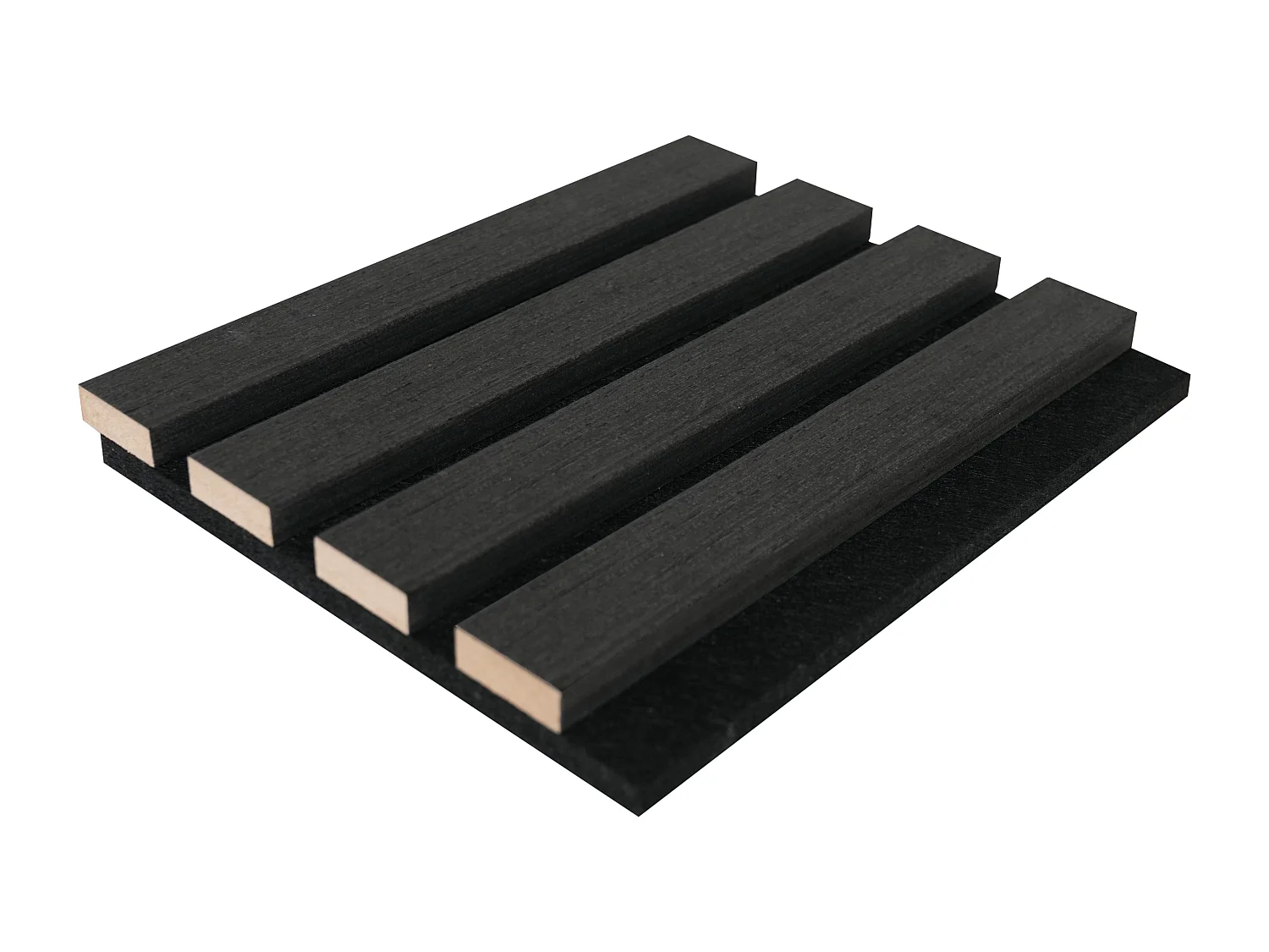 Pannello da parete acustico Finitura legno Antracite Set da 3,12m² Lotto di 2 pezzi - PENCIA