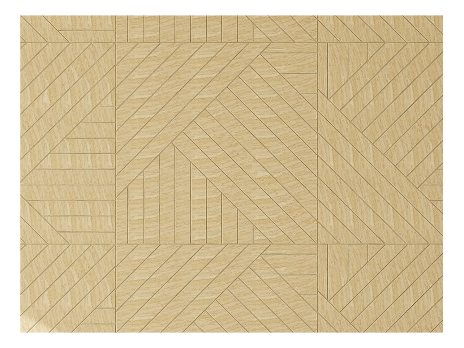 Wandpaneel - Holzfinish hell - Pack: 1 m² - 4er-Set - VELTON