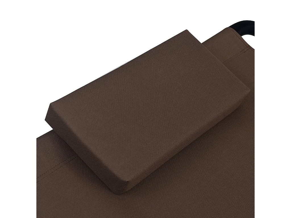 Lit de jardin Marron 200x90 cm Acier