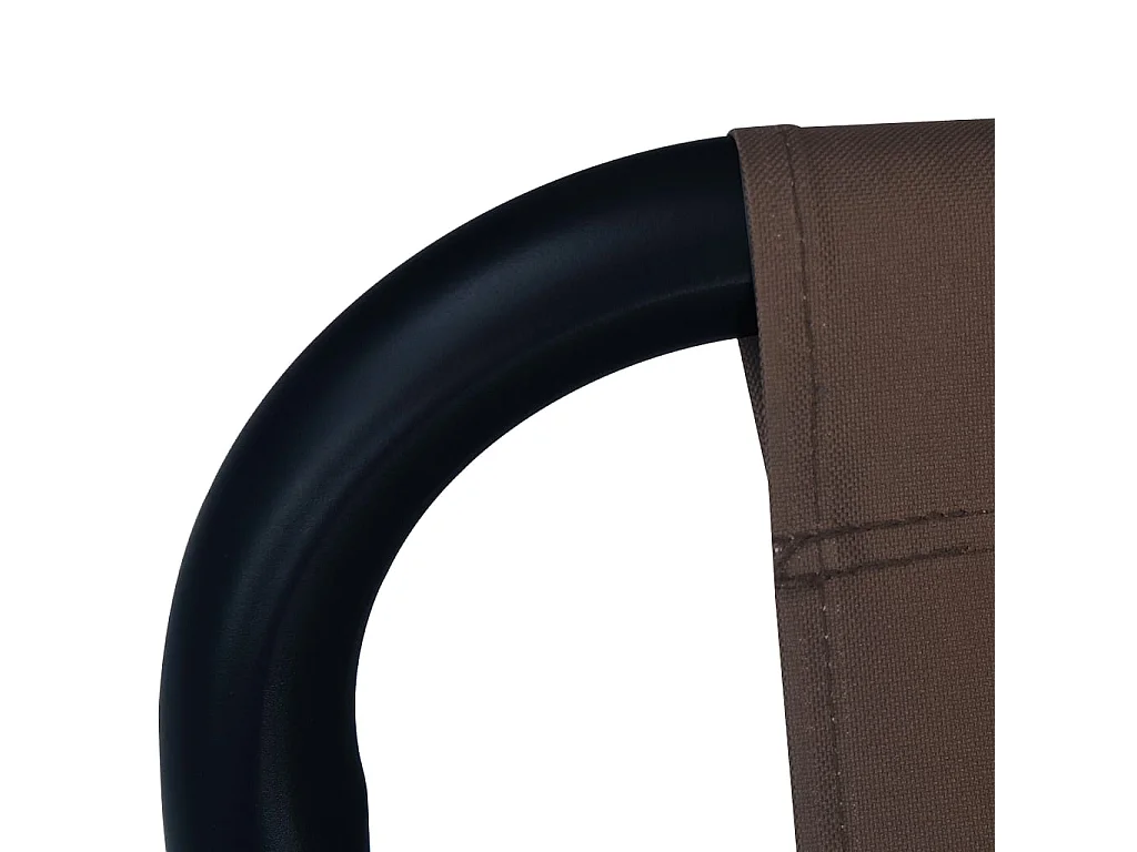 Lit de jardin Marron 200x90 cm Acier