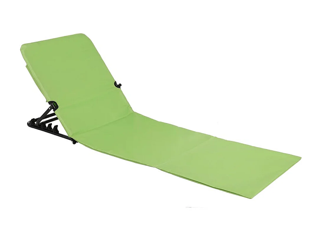 Chaise tapis de plage pliable PVC Vert