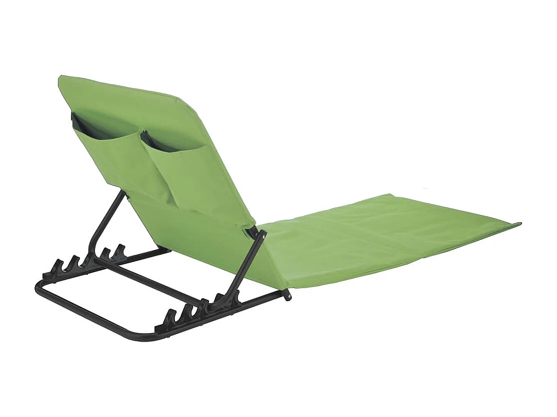 Chaise tapis de plage pliable PVC Vert