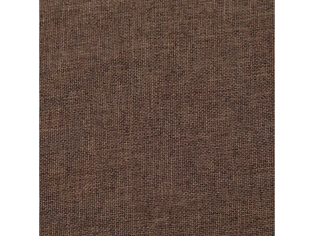 Banc avec compartiment de rangement 116 cm Marron Polyester