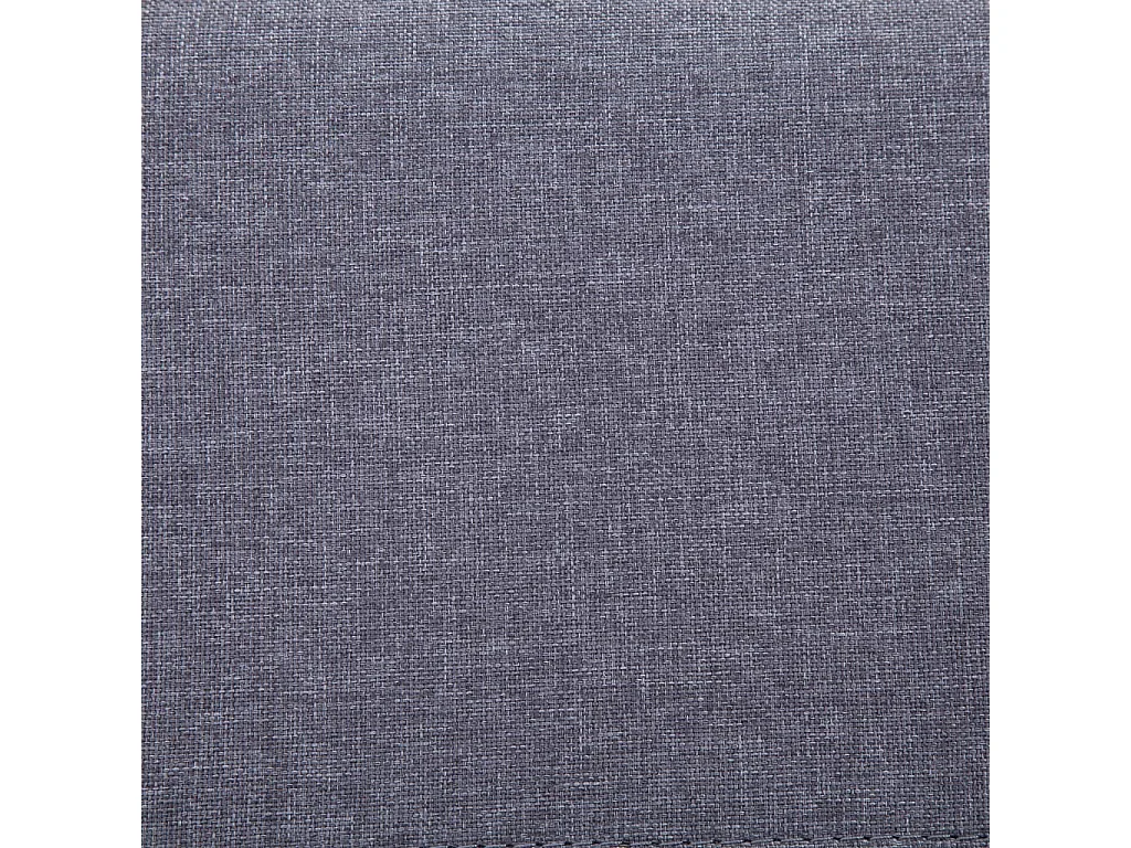 Bankje met opbergvak 116 cm polyester lichtgrijs