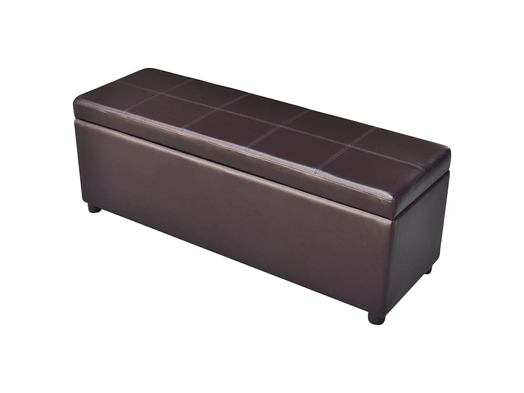 Cassapanca Lunga in Legno Marrone