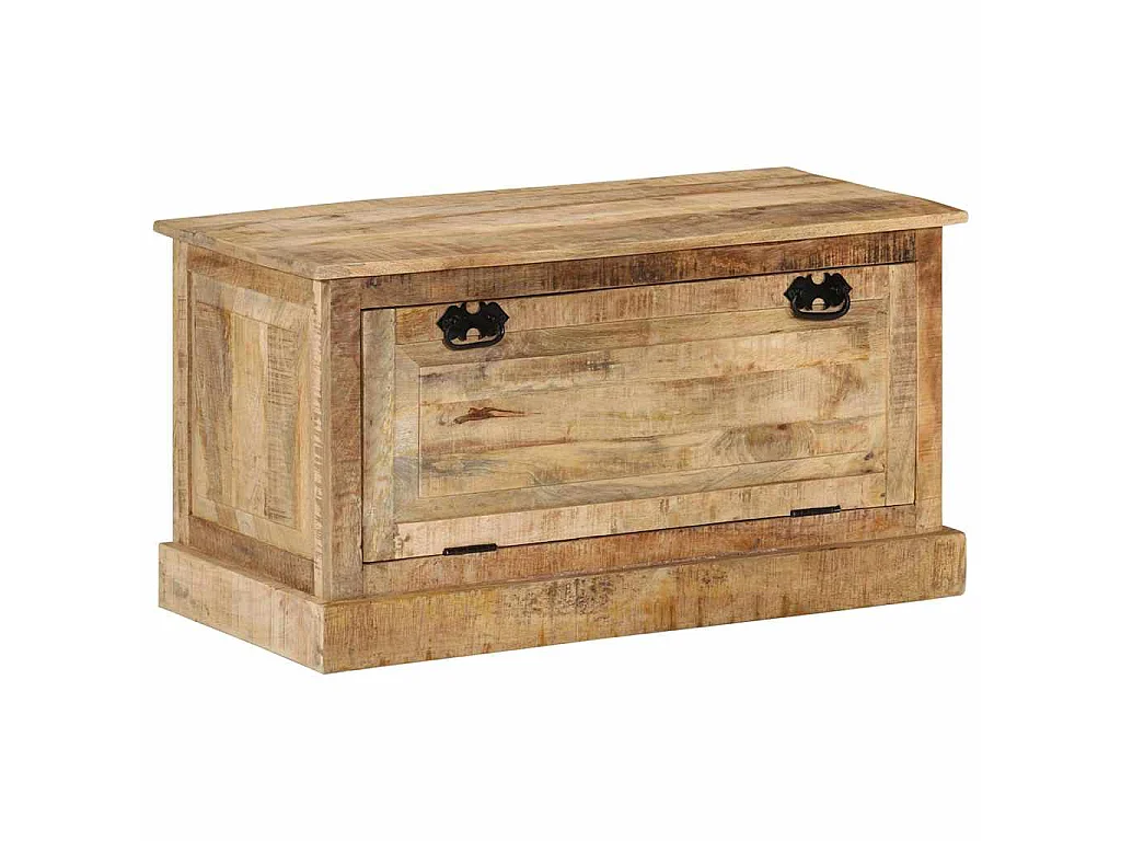 Zapatero madera de mango maciza 85x40x45 cm