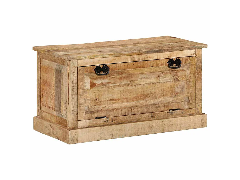 Zapatero madera de mango maciza 85x40x45 cm
