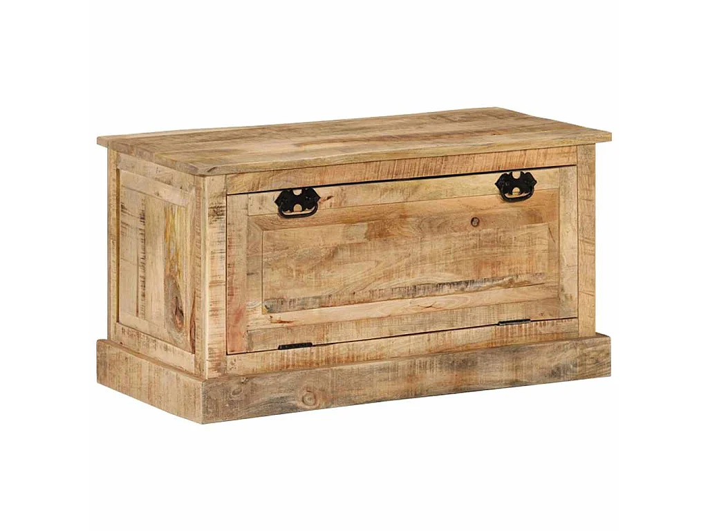 Zapatero madera de mango maciza 85x40x45 cm