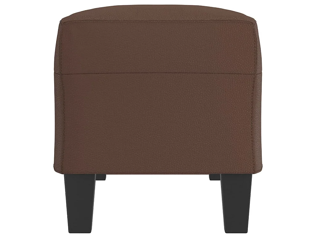Banc Marron 100x35x41 cm Similicuir