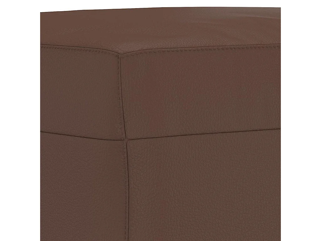 Banc Marron 100x35x41 cm Similicuir