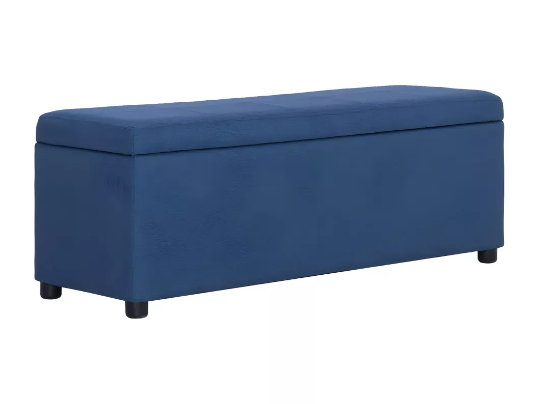 Kauf Unique Bank mit Staufach 116 cm Blau Polyester