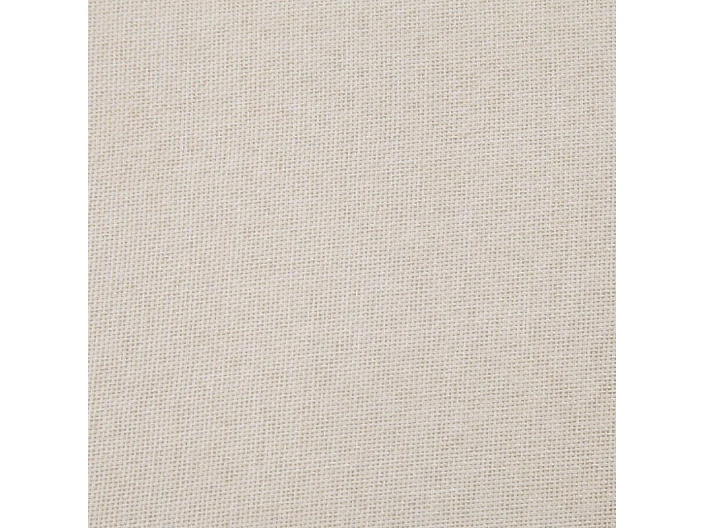 Bank mit Staufach 116 cm Creme Polyester