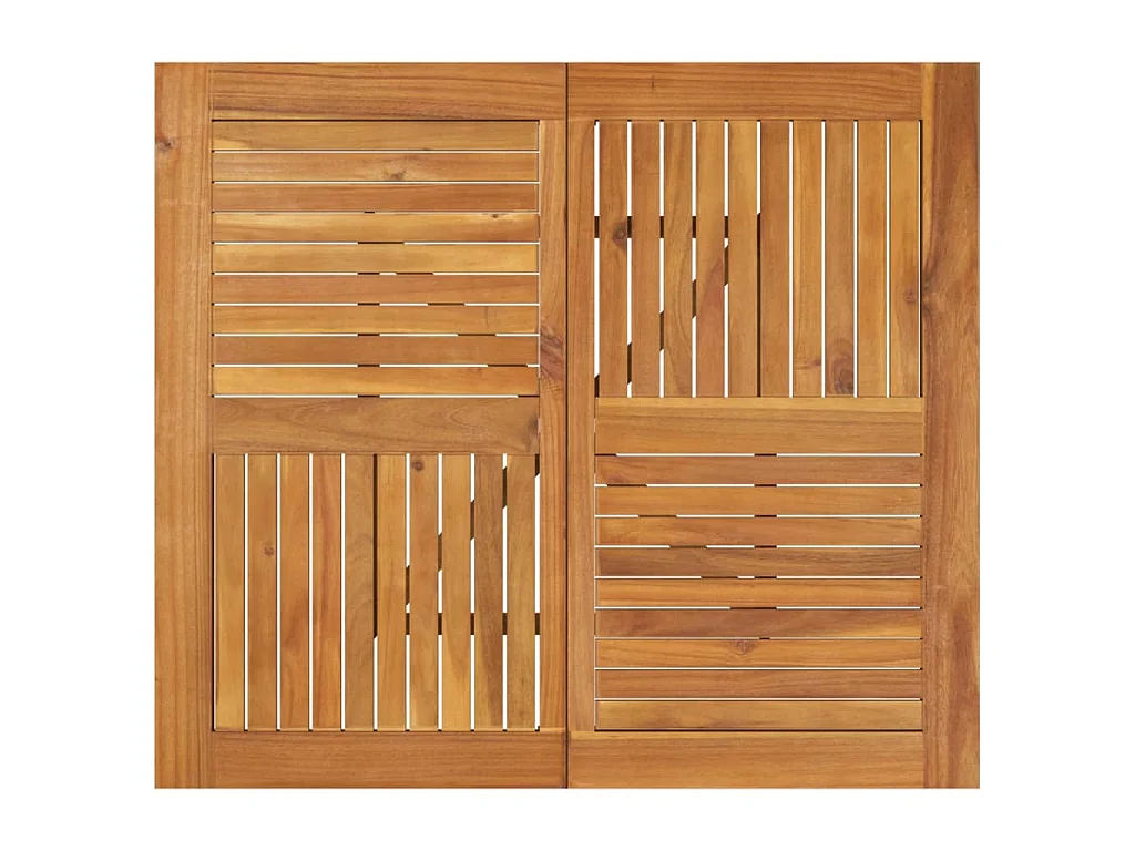 Table de jardin 85x85x75 cm Bois d'acacia solide