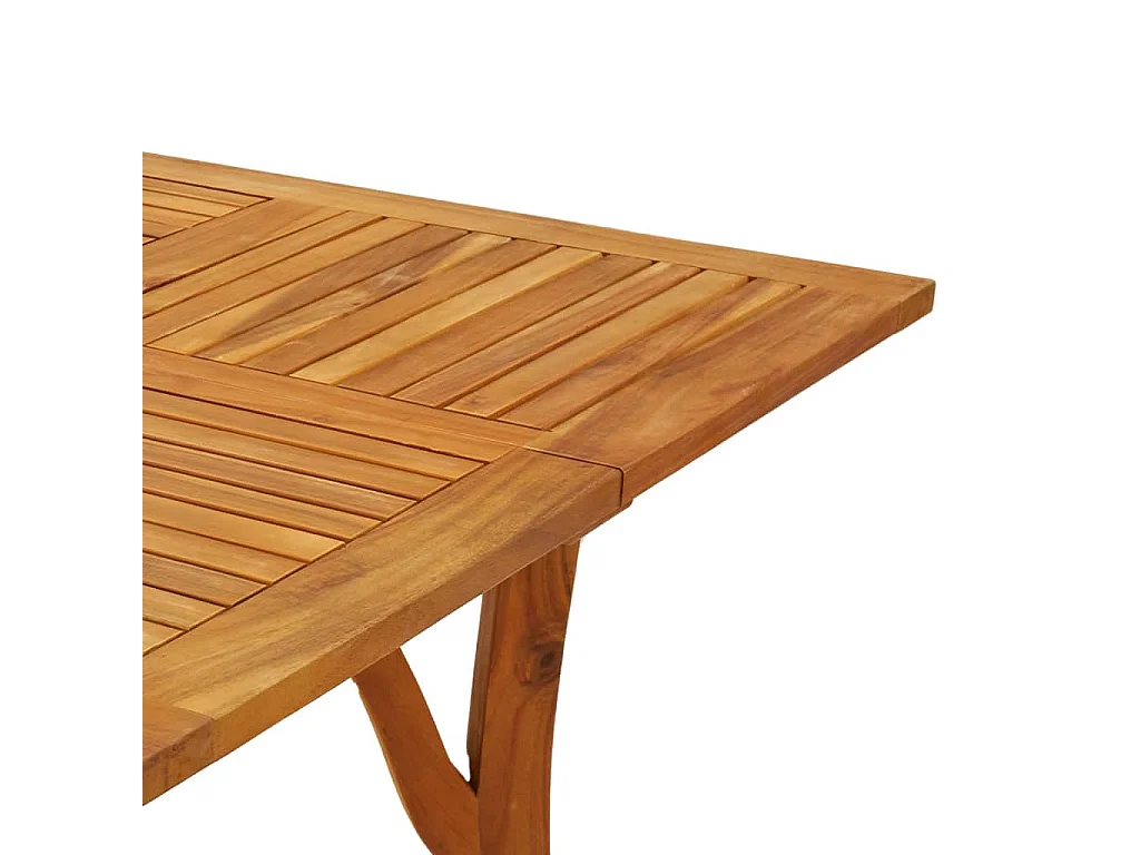 Table de jardin 85x85x75 cm Bois d'acacia solide