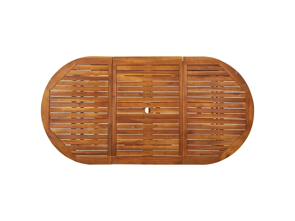 Mesa de comedor jardín 180x90x75 cm madera maciza de acacia
