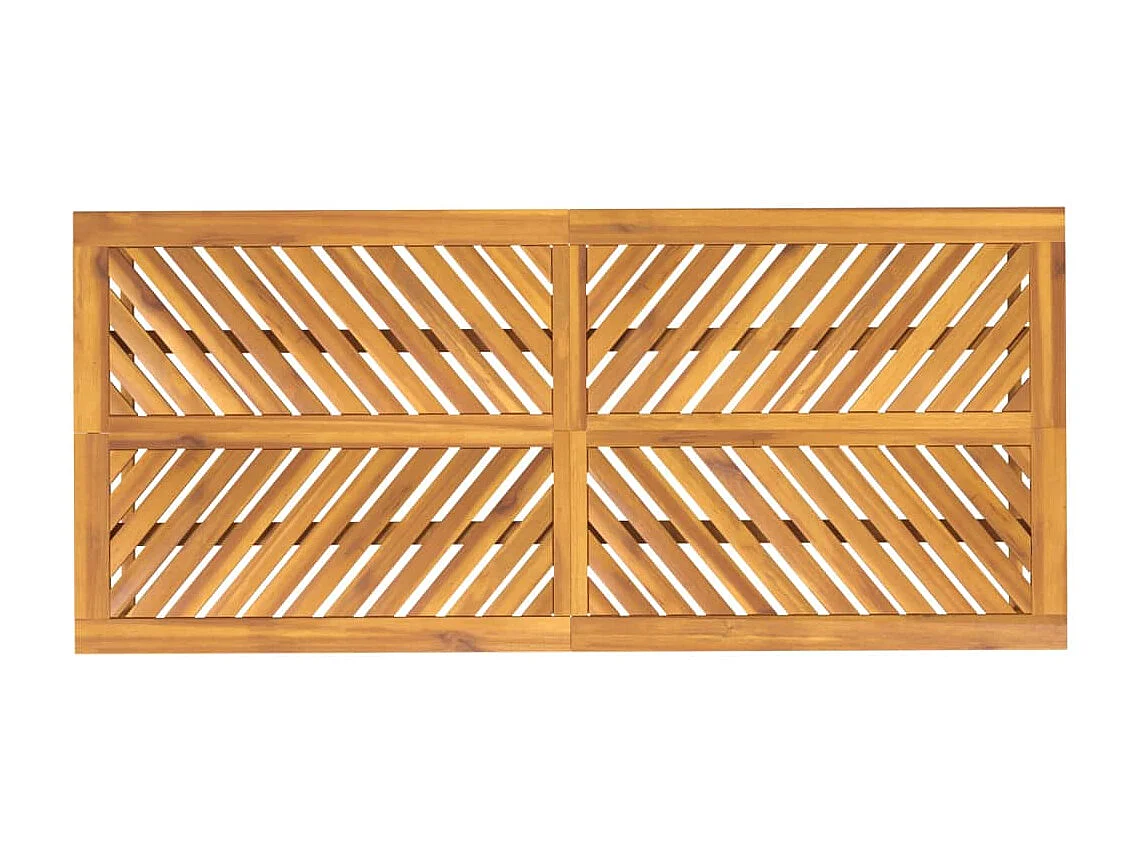 Table à manger de jardin 200x90x74 cm bois d'acacia solide