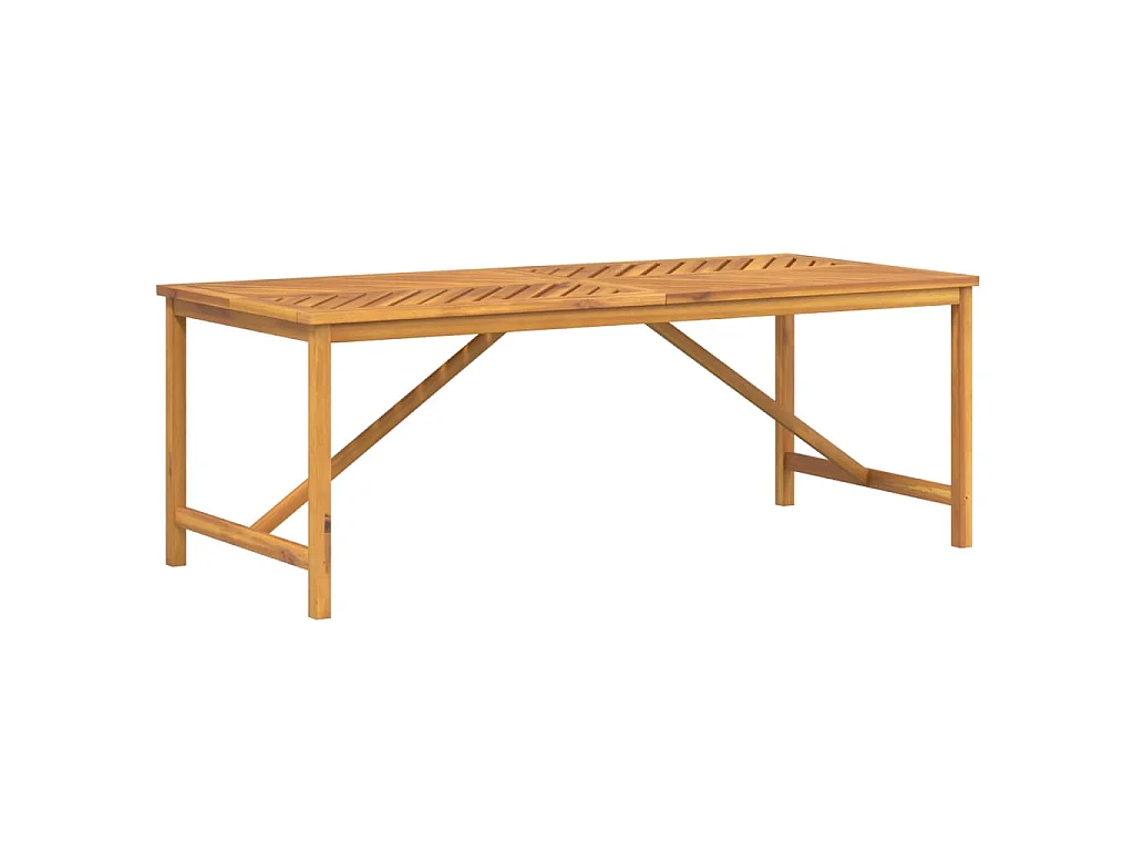 Table à manger de jardin 200x90x74 cm bois d'acacia solide