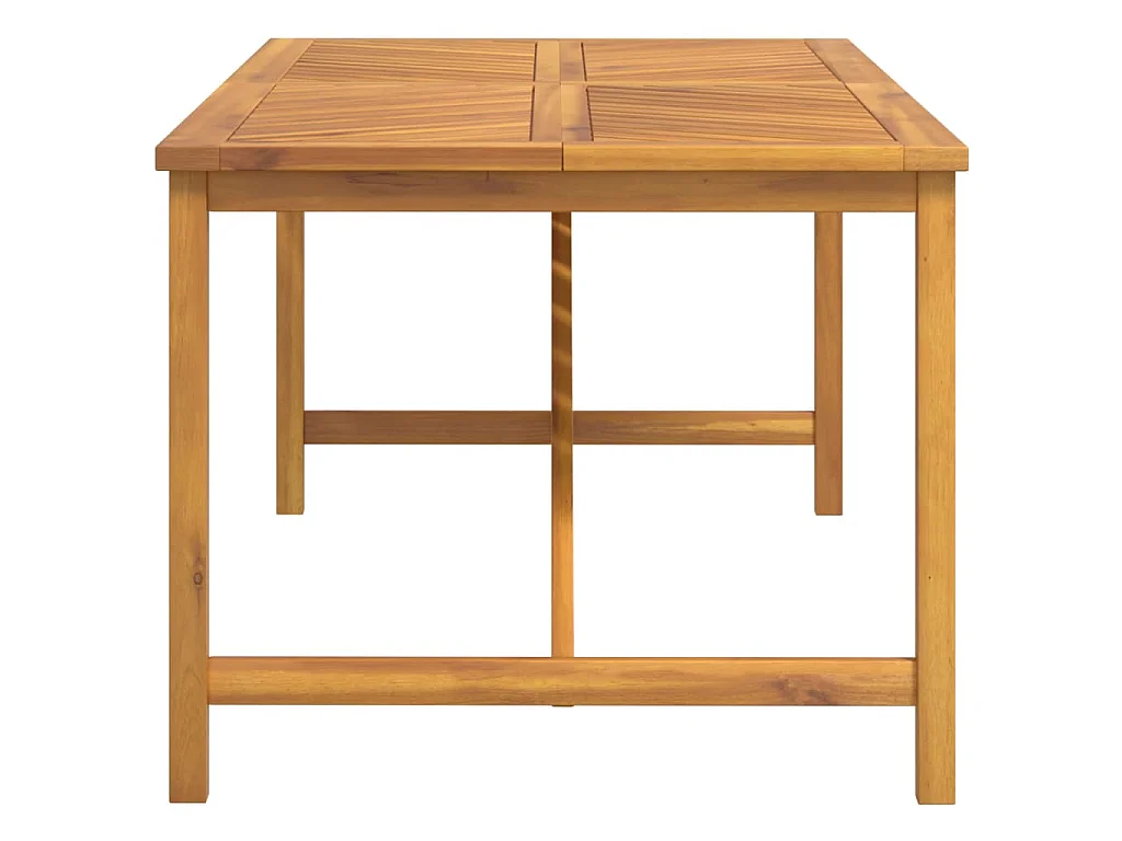 Table à manger de jardin 200x90x74 cm bois d'acacia solide