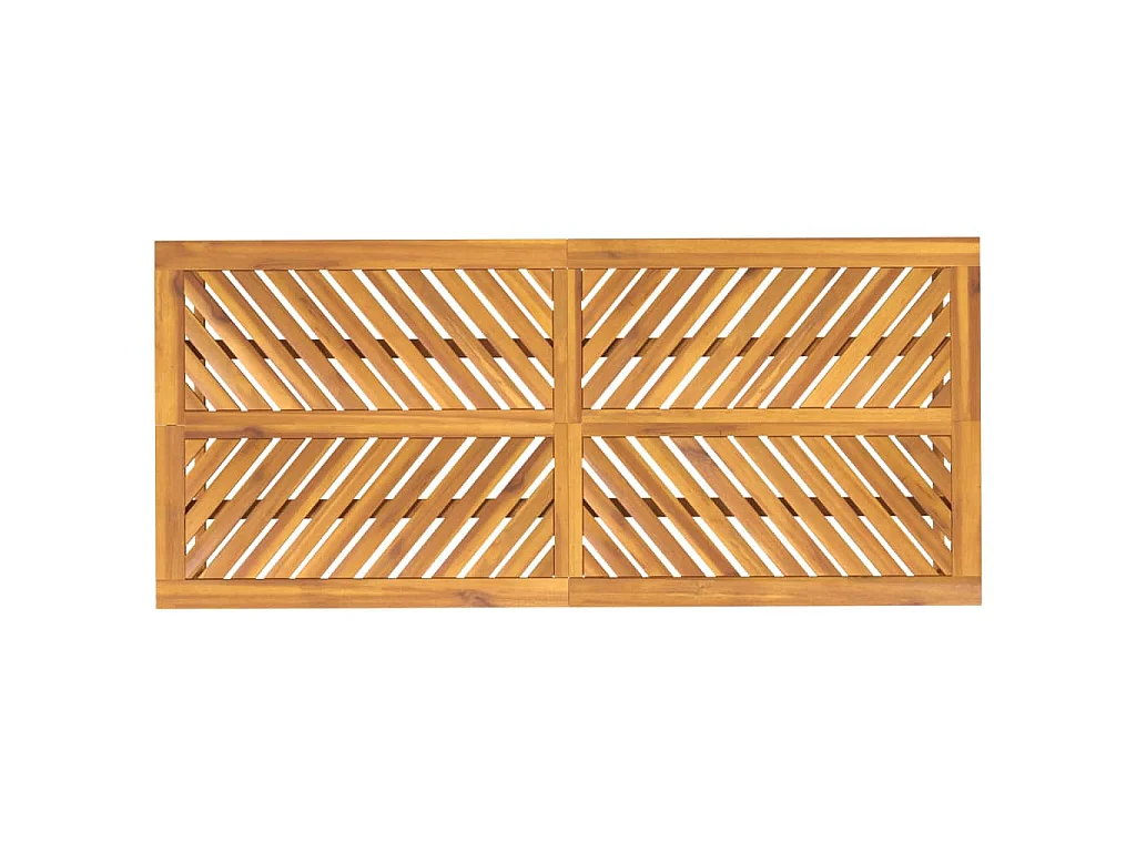 Table à manger de jardin 200x90x74 cm bois d'acacia solide