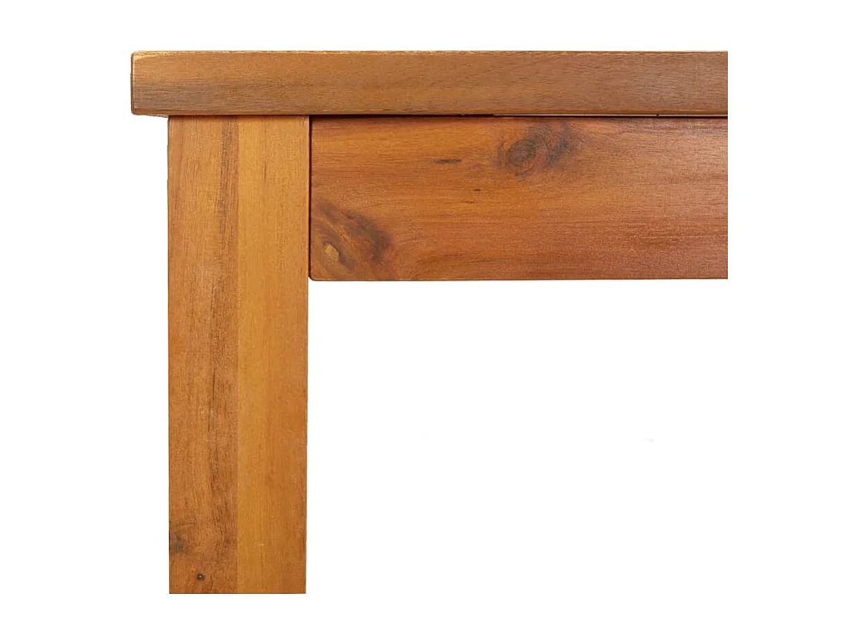 Table à manger de jardin 200x90x74 cm bois d'acacia solide