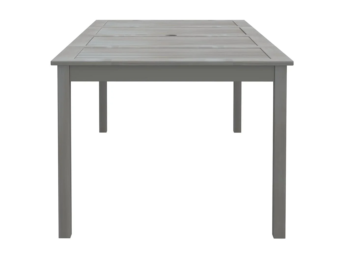 Tuintafel 200x100x75 cm massief acaciahout grijs