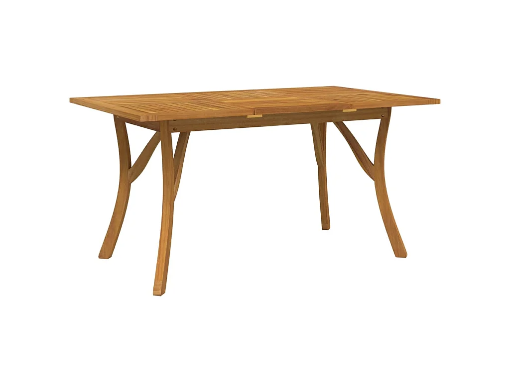 Tuintafel 150x90x75 cm massief acaciahout