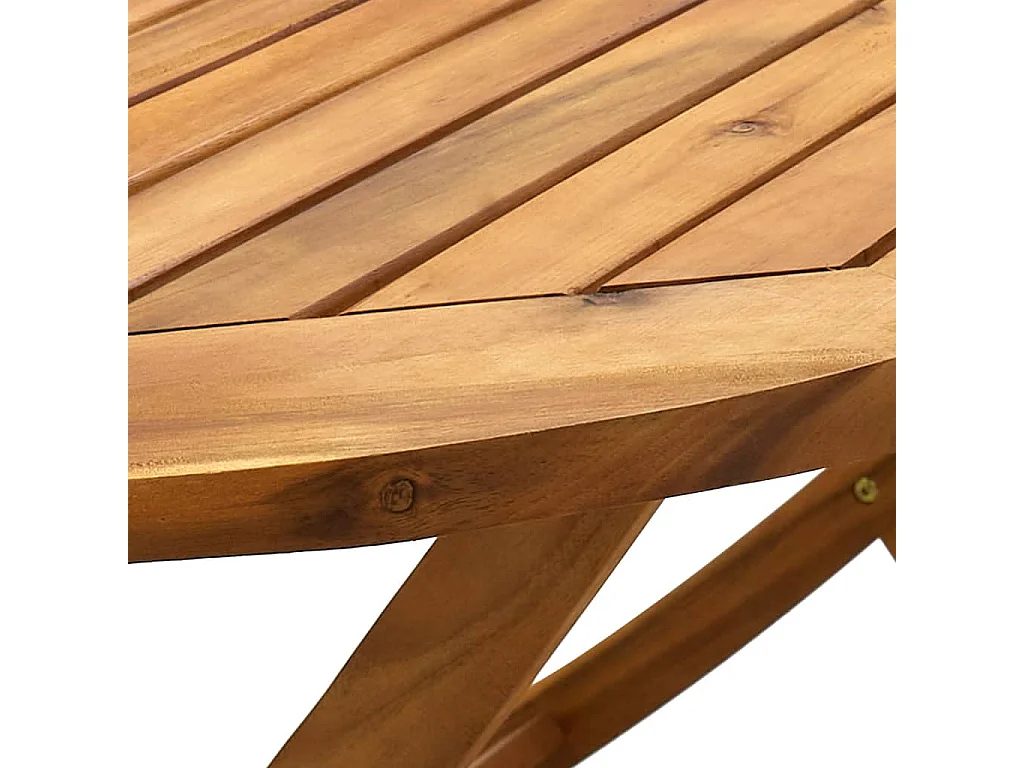 Table de jardin pliable 160x85x75 cm Bois d'acacia massif