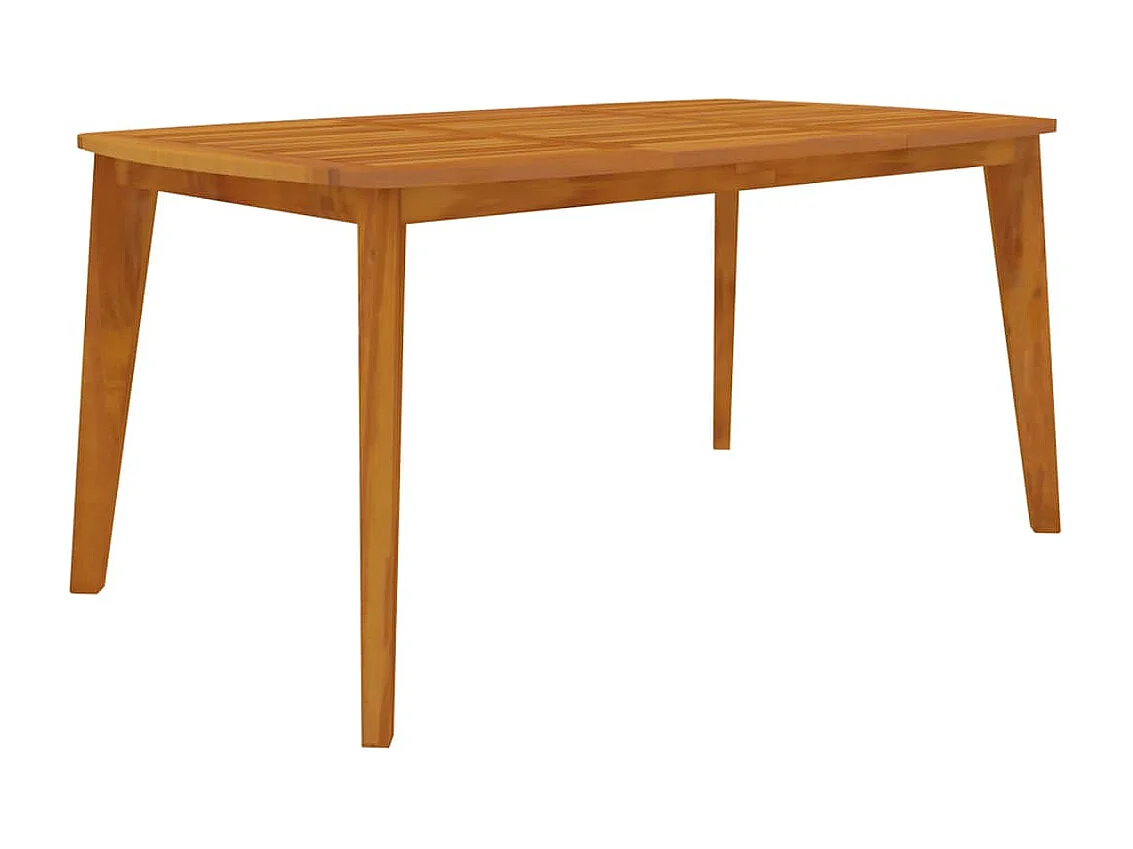 Table de jardin 160x90x75 cm Bois d'acacia solide