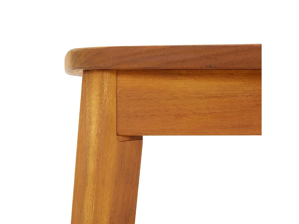 Tavolo da Giardino 160x90x75 cm Legno Massello Di Acacia