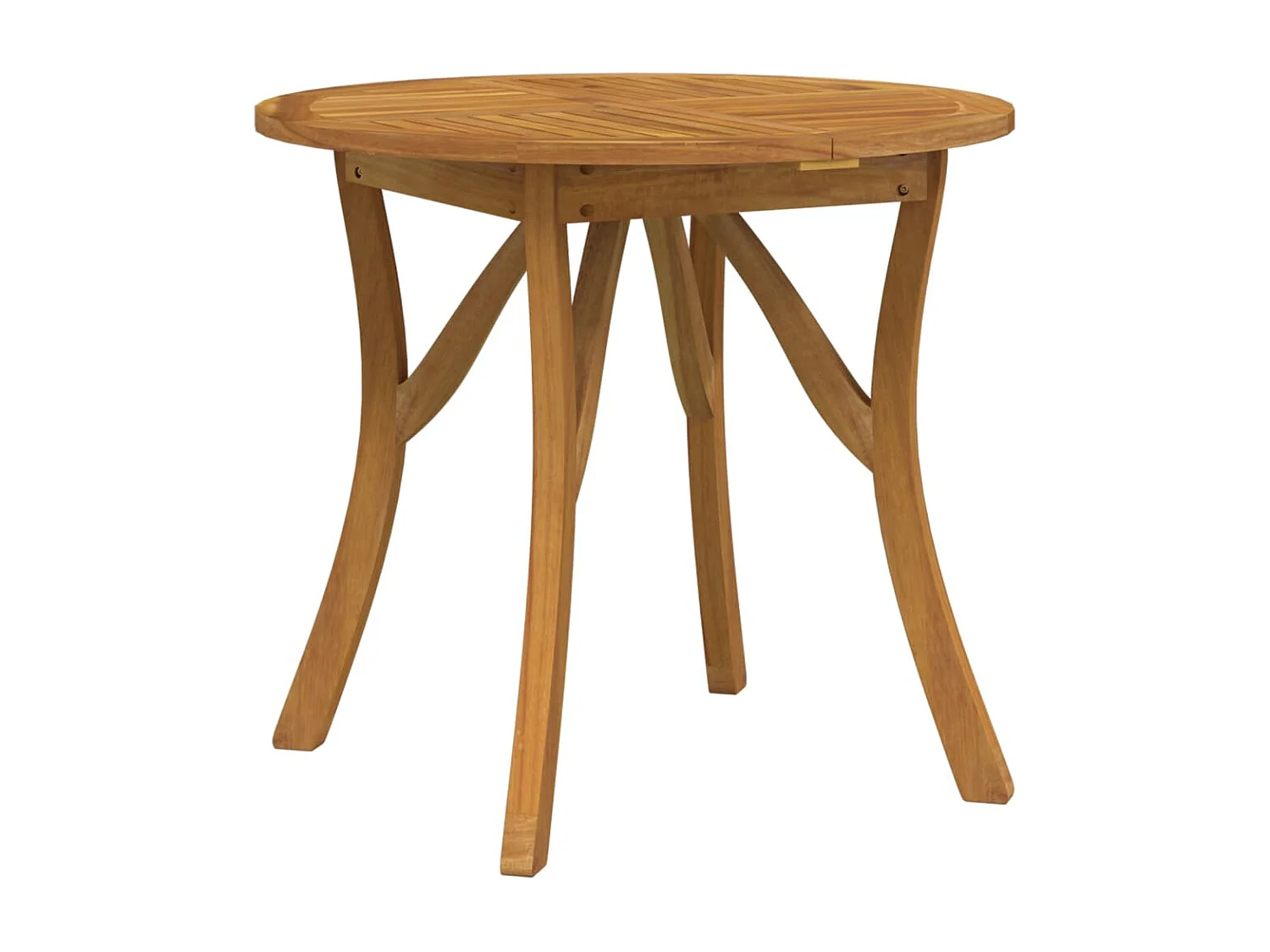 Table de jardin Ø 85 cm Bois d'acacia solide