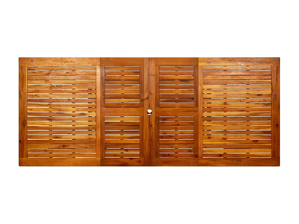 Table à dîner de jardin (160-240)x100x75cm Bois d'acacia massif