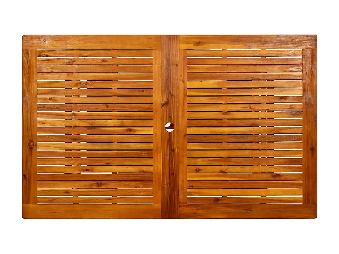 Table à dîner de jardin (160-240)x100x75cm Bois d'acacia massif