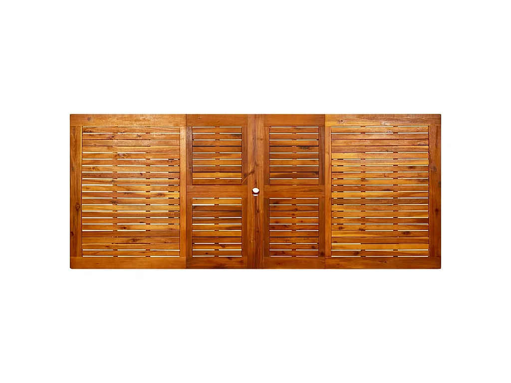 Tavolo da Pranzo per Esterni (160-240)x100x75cm Massello Acacia