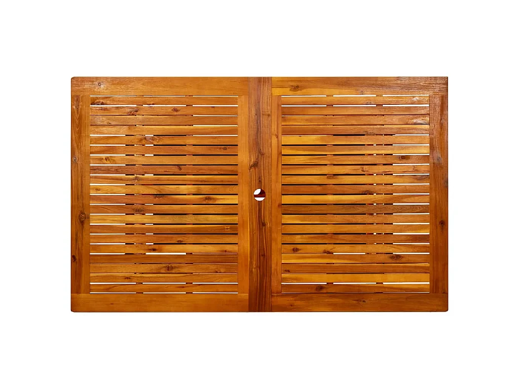 Tavolo da Pranzo per Esterni (160-240)x100x75cm Massello Acacia