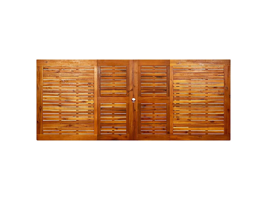 Tavolo da Pranzo per Esterni (160-240)x100x75cm Massello Acacia