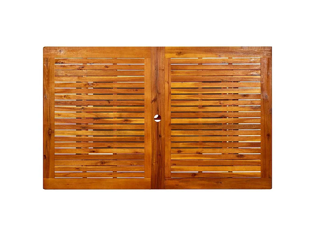 Tavolo da Pranzo per Esterni (160-240)x100x75cm Massello Acacia