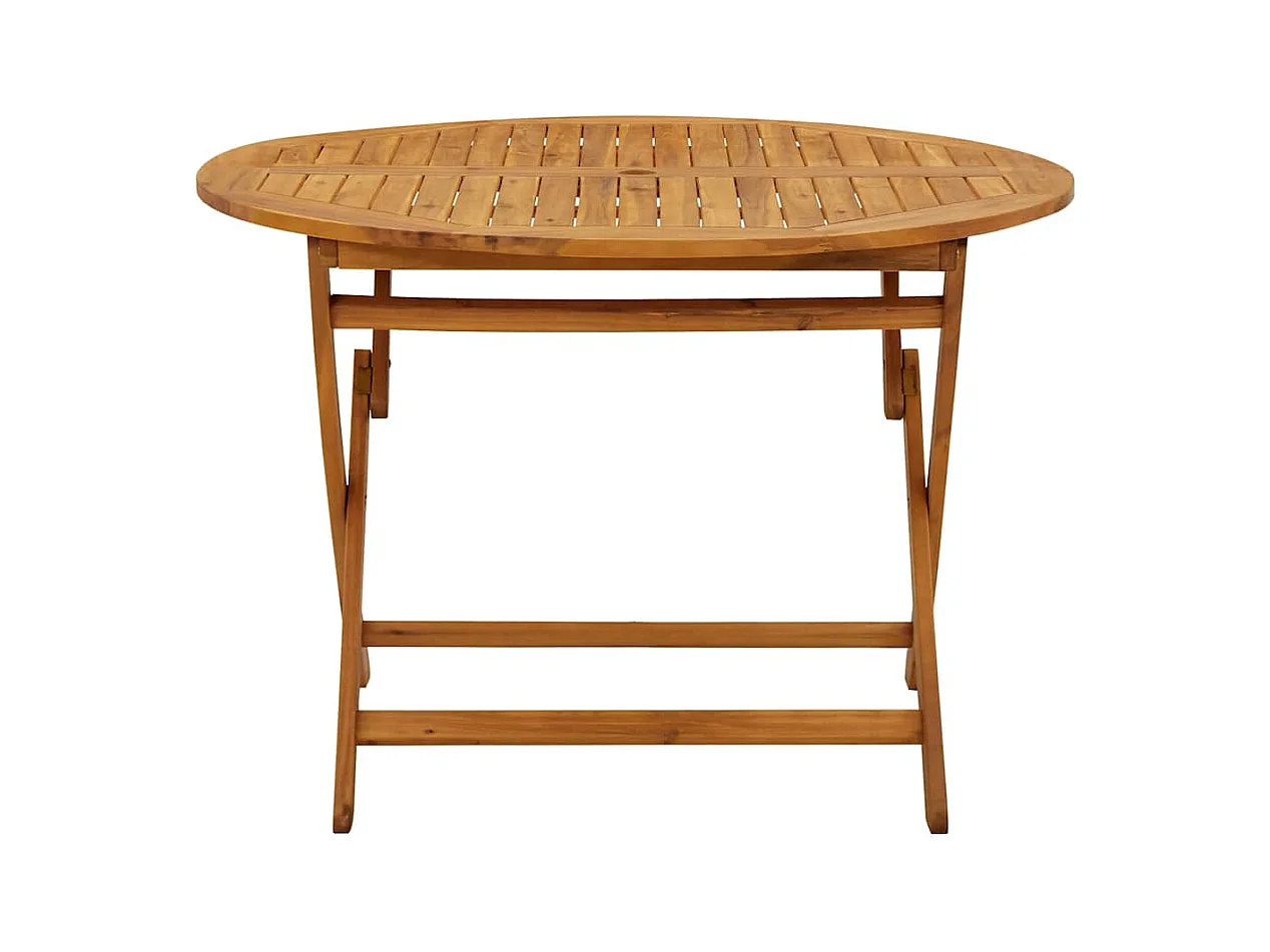 Tuintafel inklapbaar 110 cm massief acaciahout