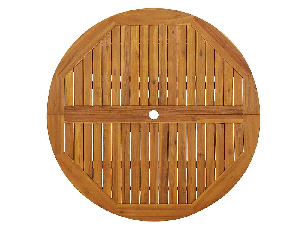 Table pliable de jardin 110 cm Bois d'acacia massif