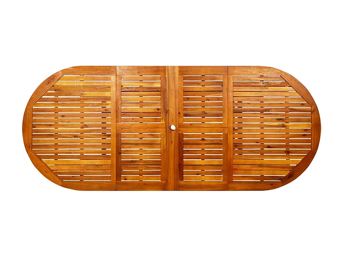 Garten-Esstisch (160-240)x100x75 cm Massivholz Akazie