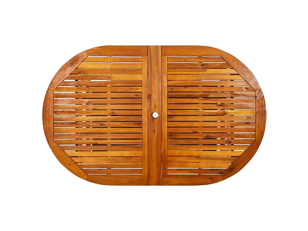 Table à dîner de jardin (160-240)x100x75cm Bois d'acacia massif