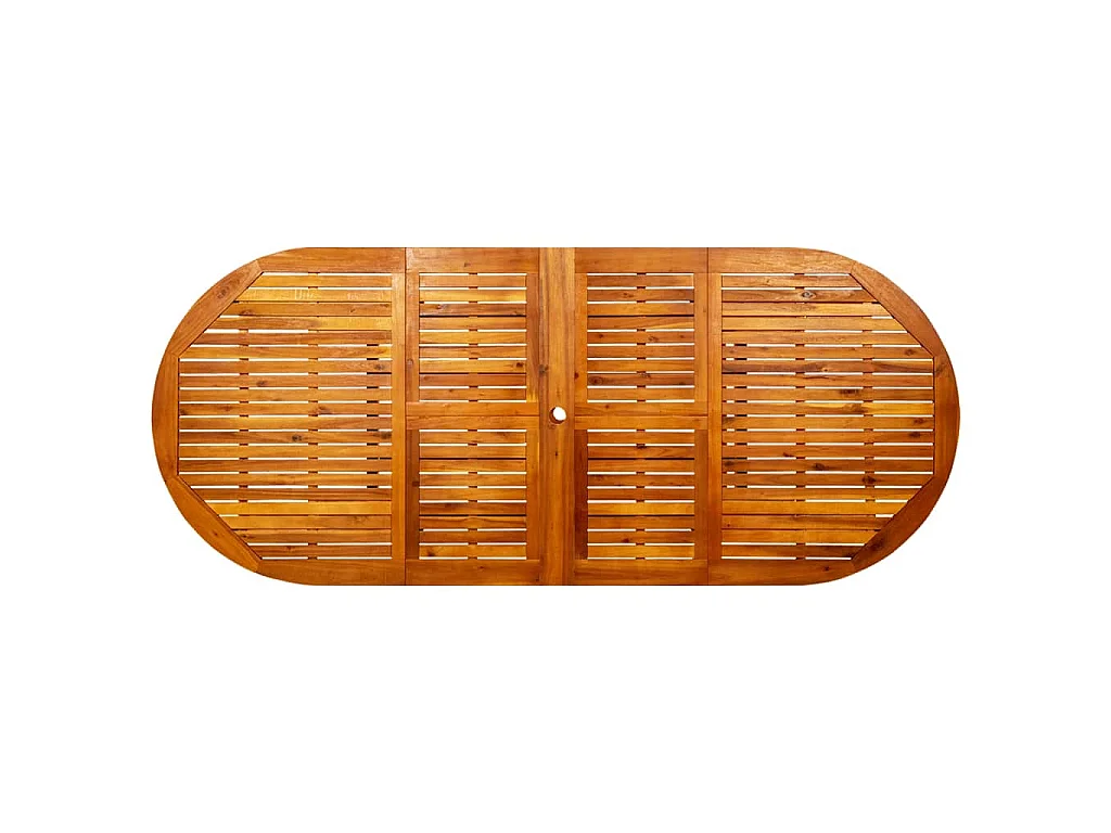 Table à dîner de jardin (160-240)x100x75cm Bois d'acacia massif